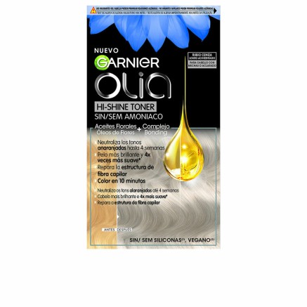 Semi-permanente kleurstof Garnier Olia Hi-Shine Toner Asblond Nº 9.1