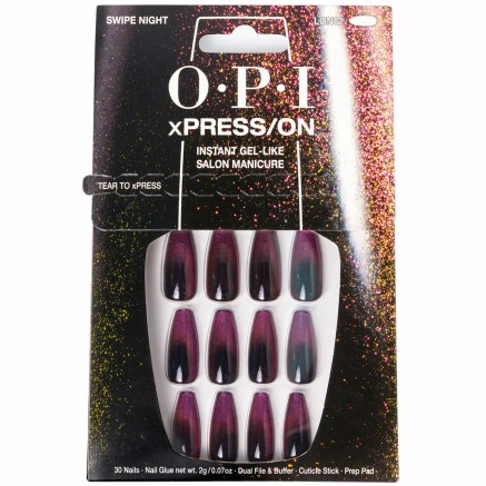 Uñas Postizas Opi Swipe Night 30 piezas