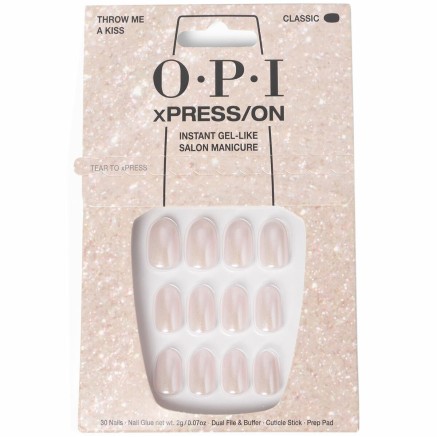 Uñas Postizas Opi Throw Me a Kiss 30 piezas