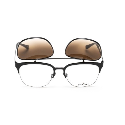 Montura de Gafas + Gafas de sol Belstaff HATCHER-NEGRO-W Ø 55 mm Clip 2