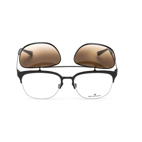 Montura de Gafas + Gafas de sol Belstaff HATCHER-NEGRO-W Ø 55 mm Clip