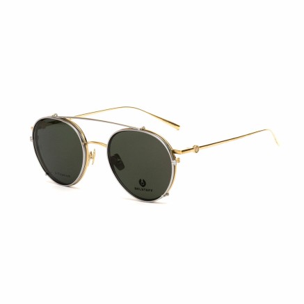 Brilmontuur + Zonnebril Belstaff JAGGED-CLIP-ON-DORADO-GRIS Ø 53 mm C
