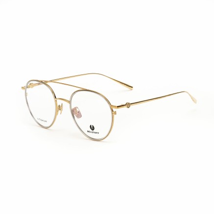 Brilmontuur + Zonnebril Belstaff JAGGED-CLIP-ON-DORADO-GRIS Ø 53 mm C 2