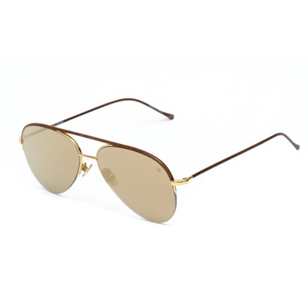 Lunettes de soleil Homme Belstaff PHOENIX-NEGRO-LEATHER-ORANGE ø 57 m