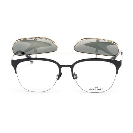 Montura de Gafas + Gafas de sol Belstaff HATCHER-NEGRO-DORADO-W Ø 55