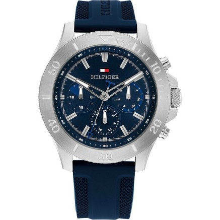 Horloge Uniseks Tommy Hilfiger 1792112 Marineblauw (Ø 46 mm)