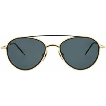 Unisex-Sonnenbrille Thom Browne TB-109-A-T-GLD-BLK-53 Ø 53 mm 2