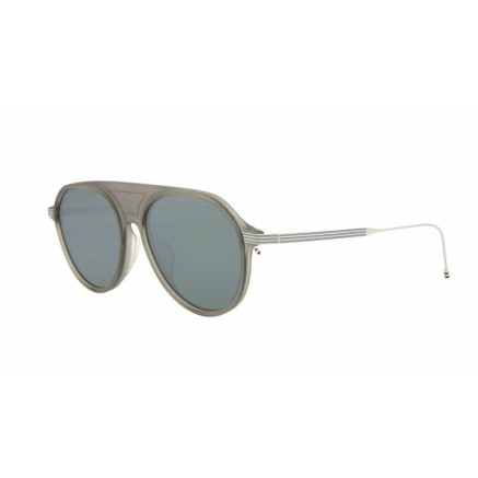 Lunettes de soleil Unisexe Thom Browne TB-809-B-GRY-SLV-55-AF Ø 55 mm
