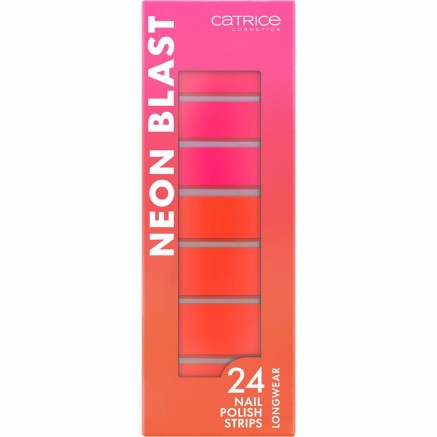 Nail Polish Sheets Catrice Neon Blast Nº 020 Neon thunder 24 Units 2