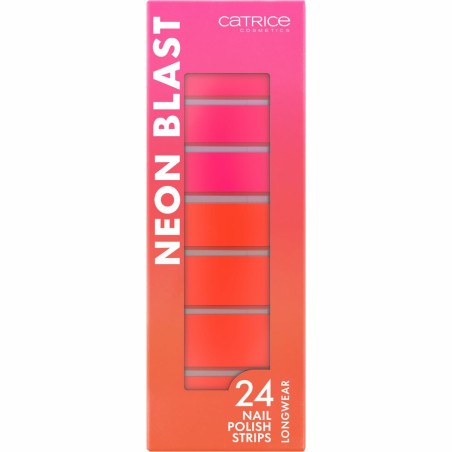 Fogli di Smalto per Unghie Catrice Neon Blast Nº 020 Neon thunder 24