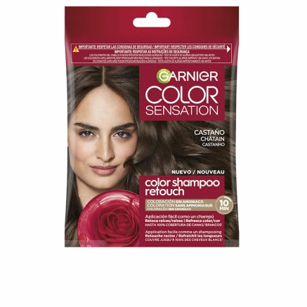 Shampoo Colorante Garnier COLOR SENSATION Castano Nº 4.0 Semipermanen