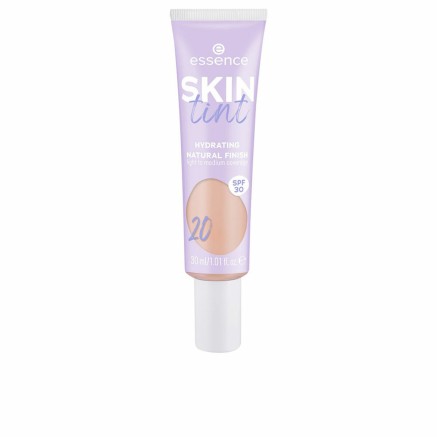 Feuchtigkeitscreme mit Farbe Essence SKIN TINT Nº 20 Spf 30 30 ml