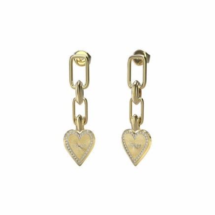 Pendientes Mujer Guess JUBE03236JWYGT-U Acero Inoxidable 3 cm 2