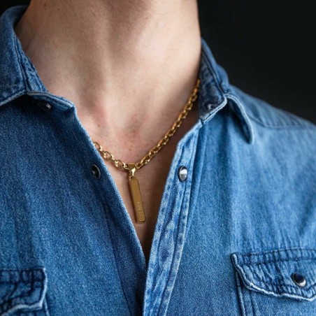 Men's Necklace Guess JUXN03001JWYGT-U