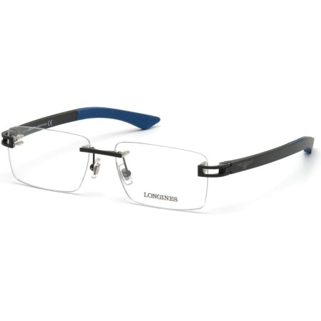 Montatura per Occhiali Uomo Longines LG5006-H-55002 Nero Ø 55 mm