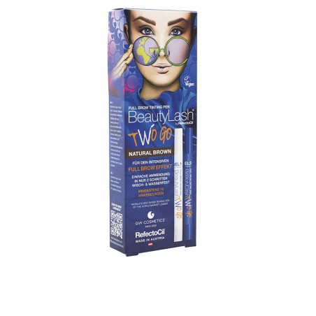 Wimperverf RefectoCil BeautyLash Two Go Natural Brown 2 Onderdelen