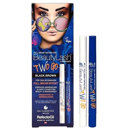 Wimpernfarbe RefectoCil BeautyLash Two Go Black Brown 2 Stücke 2