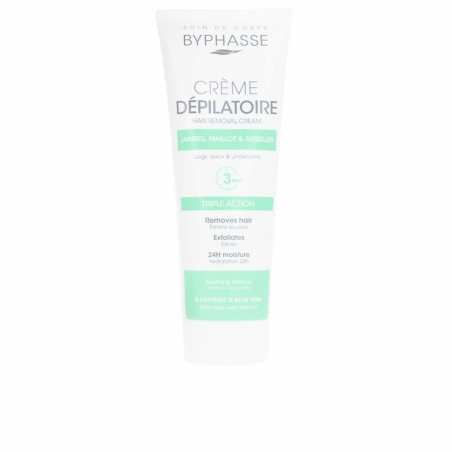 Enthaarungscreme für den Körper Byphasse Aloe Vera 125 ml