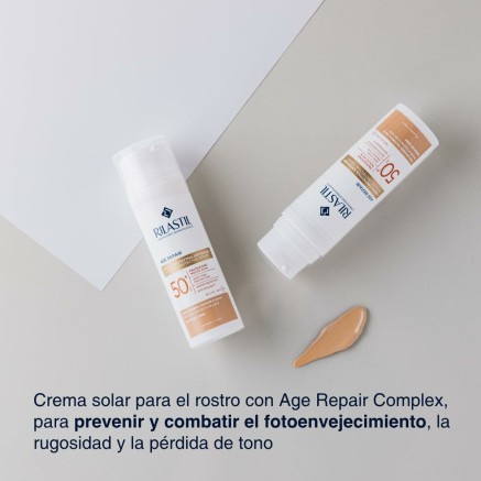 Sonnenschutz mit Farbe Rilastil Age Repair SPF 50+ 50 ml Anti-Aging 2