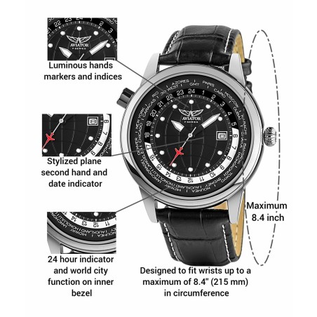 Montre Homme Aviator AVW6975G354 (Ø 45 mm)
