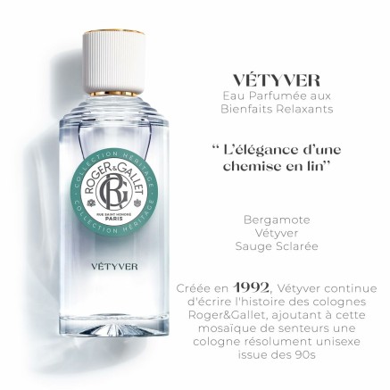 Perfume Unisex Roger & Gallet Vétyver EDP 100 ml 2