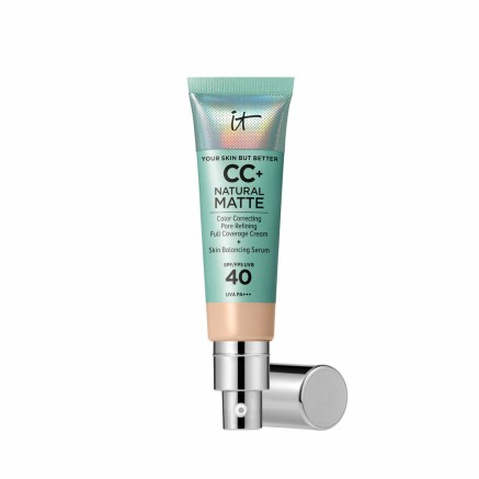 Base de Maquillaje Cremosa It Cosmetics CC+ NATURAL MATTE Fair light S