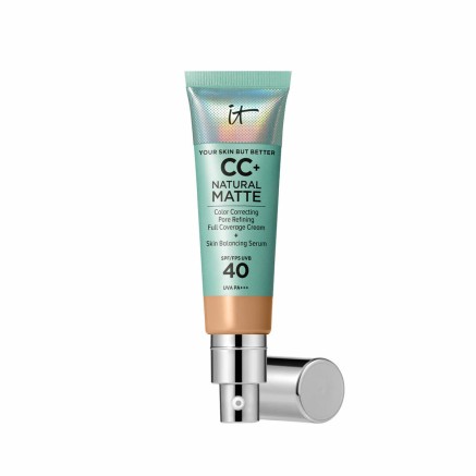 Base de Maquillaje Cremosa It Cosmetics CC+ NATURAL MATTE neutral tan