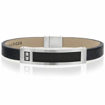 Bracciale Uomo Tommy Hilfiger 2701061 Pelle 24 cm