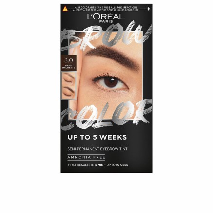 Tinte para Cejas L'Oreal Make Up BROW COLOR Nº 3.0 Dark brunette Semi