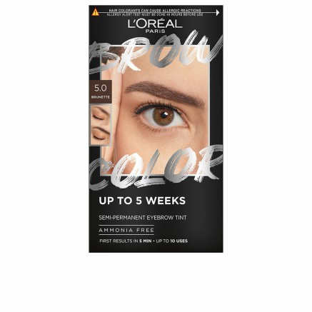 Wenkbrauwtint L'Oreal Make Up BROW COLOR Nº 5.0 Brunette Semi-permane