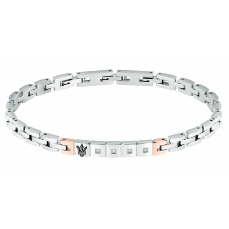 Herrenarmreif Maserati JM423ATY19 Edelstahl 21,5 cm