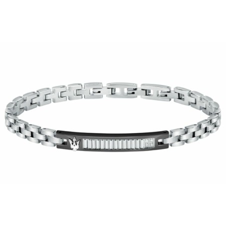 Bracciale Uomo Maserati Acciaio inossidabile 21,5 cm Argentato