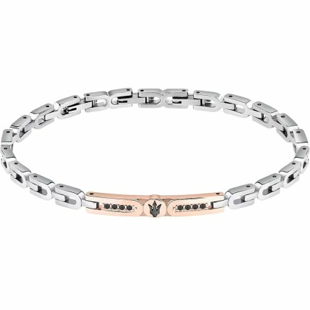 Bracciale Uomo Maserati Acciaio inossidabile 21,5 cm Argentato