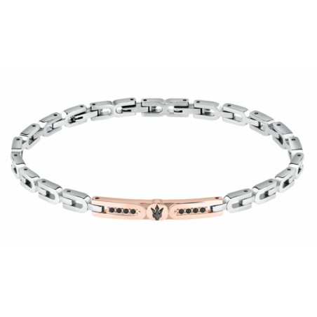 Bracciale Uomo Maserati Acciaio inossidabile 21,5 cm Argentato