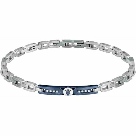 Bracciale Uomo Maserati Acciaio inossidabile 21,5 cm Argentato