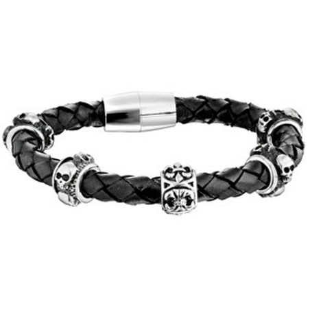 Bracelet Homme Police S14AJJ02B Cuir 25 cm