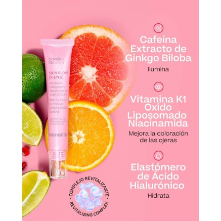 Crema para el Contorno de Ojos Sensilis SKIN GLOW FACIAL 15 ml 2