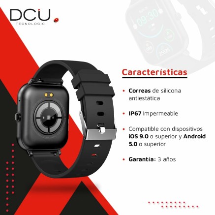 Smartwatch DCU CURVED GLASS PRO 1,83" Negro 2