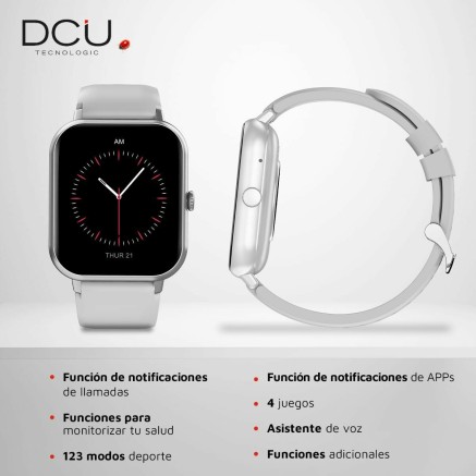 Smartwatch DCU CURVED GLASS PRO 1,83" Grey 2