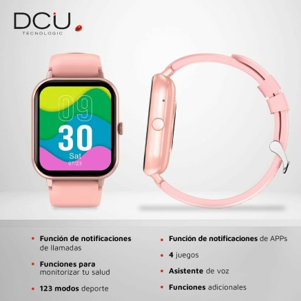 Montre intelligente DCU CURVED GLASS PRO Rose 2