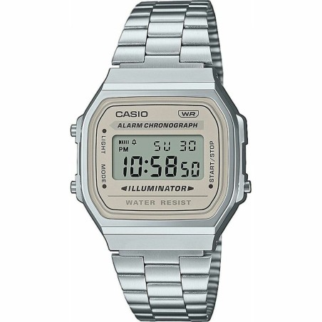Orologio Unisex Casio A168WA-8AYES Argentato