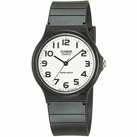 Unisex-Uhr Casio MQ-24-7B2LEG Weiß Schwarz (Ø 34 mm)
