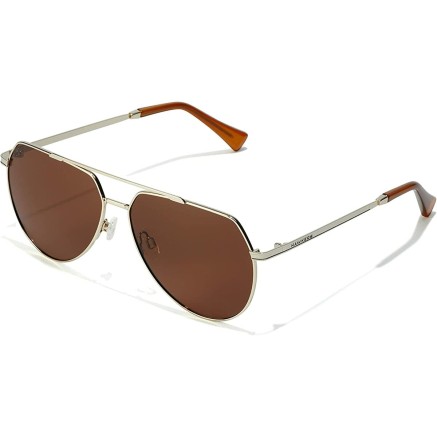 Gafas de Sol Unisex Hawkers Shadow Polarizadas ø 60 mm Dorado Platead