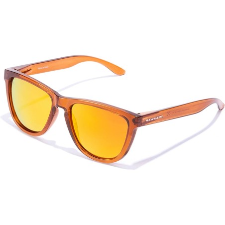 Unisex Sunglasses Hawkers One Raw Polarised Ø 55,7 mm Pink Transparen