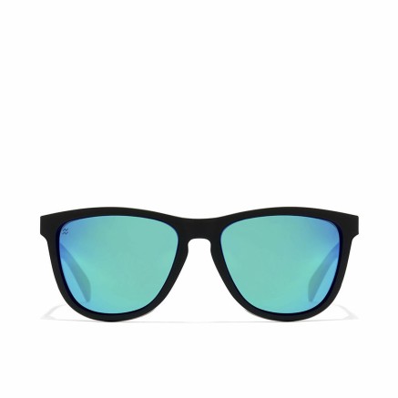 Unisex-Sonnenbrille Northweek Regular Matte Schwarz Smaragdgrün Ø 14