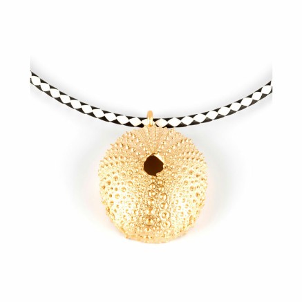 Collar Mujer Shabama Trenc Luxe Latón Bañado en flash dorado Cuero 3