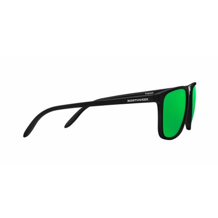 Occhiali da sole Unisex Northweek Shelter Matte Ø 47 mm Verde Nero 2