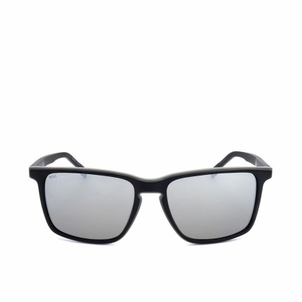 Unisex-Sonnenbrille Hugo Boss 1556/O/S Schwarz Silber