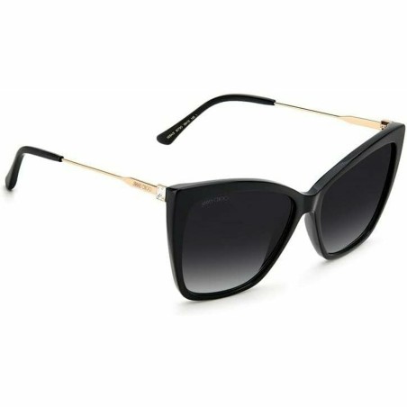 Lunettes de soleil Femme Jimmy Choo SEBA/S Noir Doré