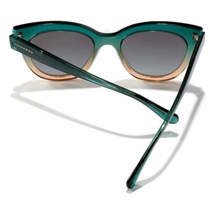 Damensonnenbrille Audrey Hawkers grün Golden 2